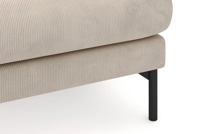 Menard 3-sits Högervänd L-formad Divansoffa i Manchester - Greige - Möbler - Soffa - Divansoffor & schäslongsoffa