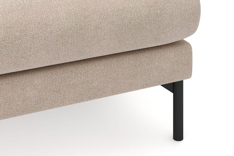 Menard 3-sits Högervänd L-formad Divansoffa i Tyg - Beige - Möbler - Soffa - Divansoffor & schäslongsoffa