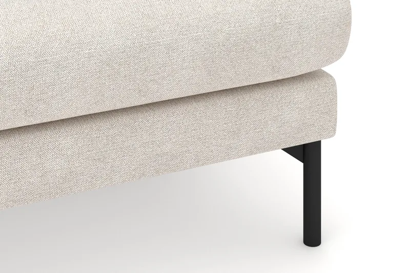 Menard 3-sits Högervänd L-formad Divansoffa i Tyg - Beige - Möbler - Soffa - Divansoffor & schäslongsoffa