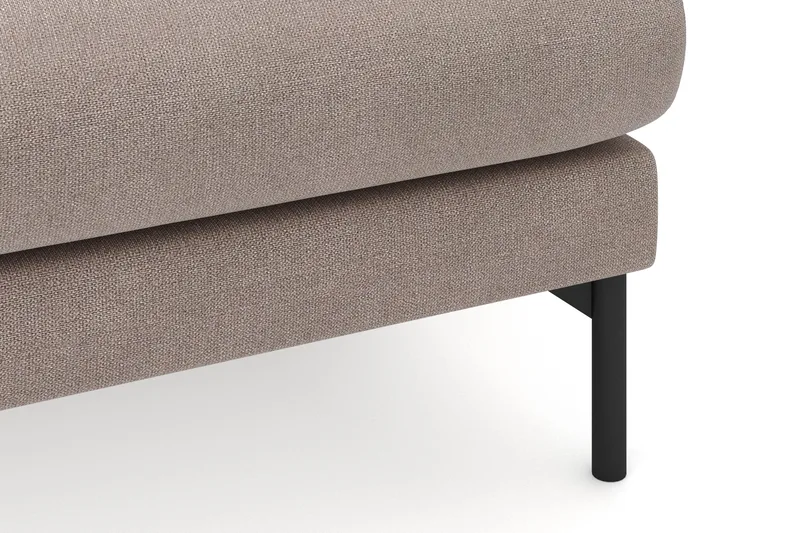 Menard 3-sits Högervänd L-formad Divansoffa i Tyg - Brun - Möbler - Soffa - Divansoffor & schäslongsoffa