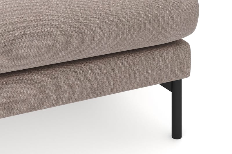 Menard 3-sits Högervänd L-formad Divansoffa i Tyg - Brun - Möbler - Soffa - Divansoffor & schäslongsoffa