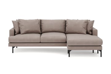 Menard 3-sits Högervänd L-formad Divansoffa i Tyg