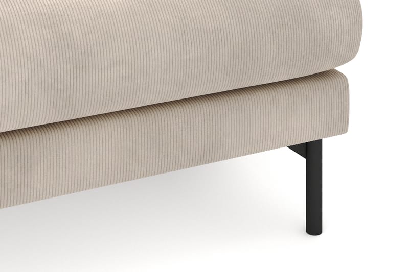 Menard 4-sits Högervänd L-formad Divansoffa i Manchester - Greige - Möbler - Soffa - Divansoffor & schäslongsoffa