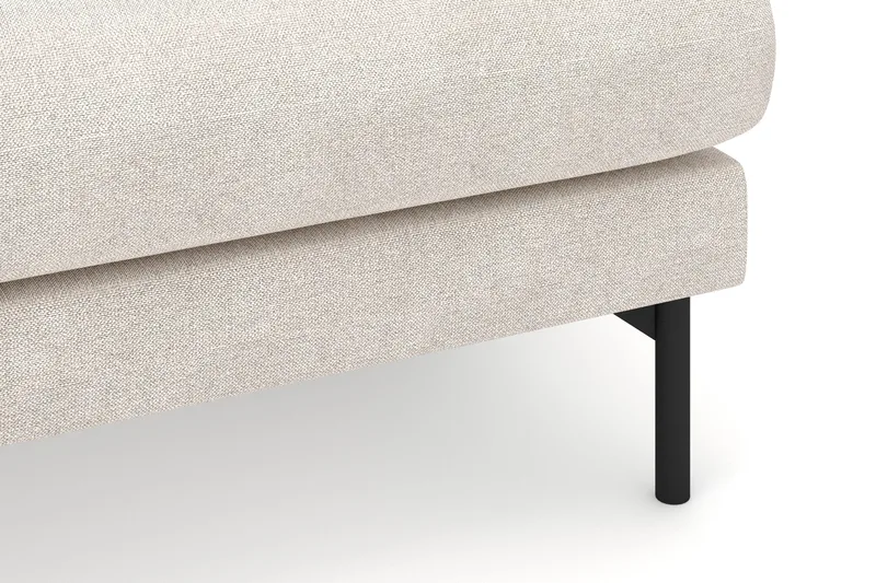 Menard 4-sits Högervänd L-formad Divansoffa i Tyg - Beige - Möbler - Soffa - Divansoffor & schäslongsoffa