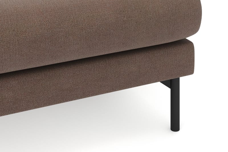 Menard 4-sits Högervänd L-formad Divansoffa i Tyg - Brun - Möbler - Soffa - Divansoffor & schäslongsoffa