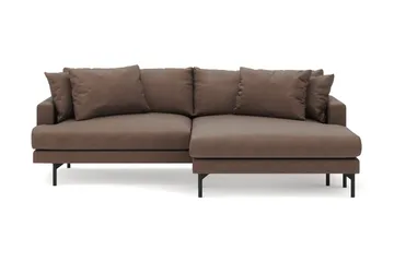 Menard 4-sits Högervänd L-formad Divansoffa i Tyg