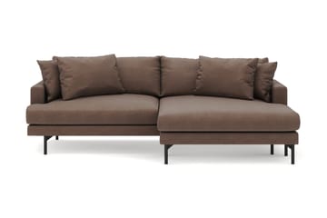 Menard 4-sits Högervänd L-formad Divansoffa i Tyg