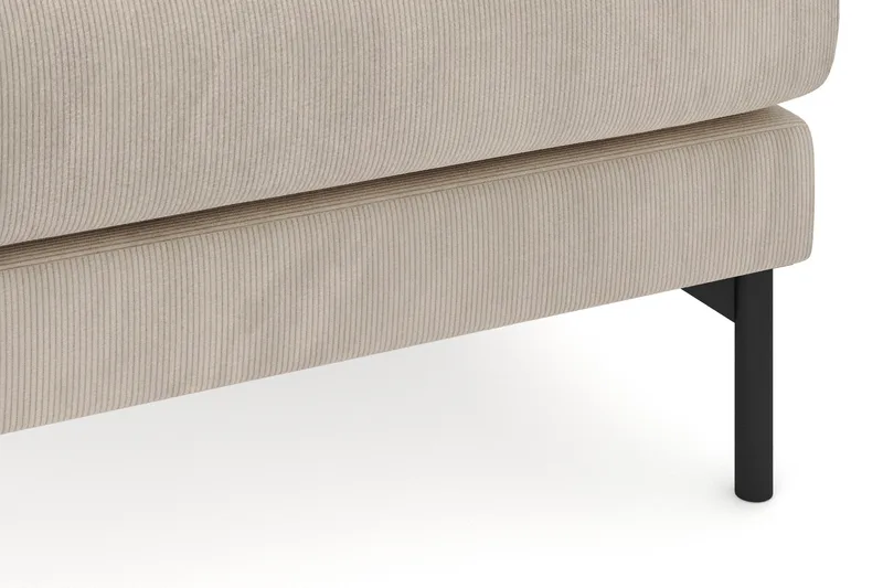 Menard 4-sits Högervänd L-formad Djup Schäslongsoffa i Manchester - Greige - Möbler - Soffa - Divansoffor & schäslongsoffa