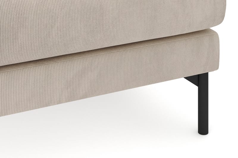 Menard 4-sits Högervänd L-formad Djup Schäslongsoffa i Manchester - Greige - Möbler - Soffa - Divansoffor & schäslongsoffa