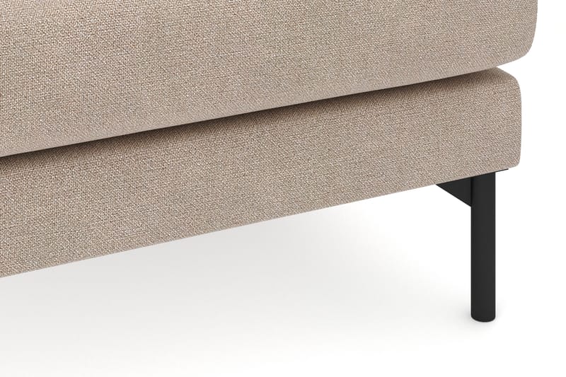 Menard 4-sits Högervänd L-formad Djup Schäslongsoffa i Tyg - Beige - Möbler - Soffa - Divansoffor & schäslongsoffa