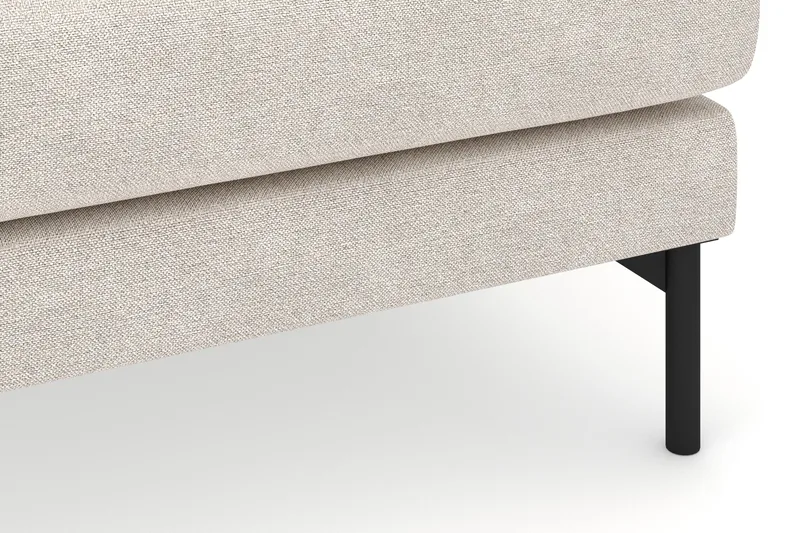 Menard 4-sits Högervänd L-formad Djup Schäslongsoffa i Tyg - Beige - Möbler - Soffa - Divansoffor & schäslongsoffa