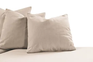 Menard 4-sits Högervänd L-formad Djup Schäslongsoffa i Tyg - Beige - Möbler - Soffa - Divansoffor & schäslongsoffa