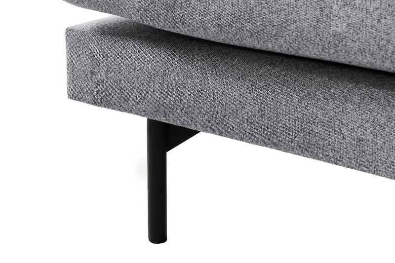Menard 4-sits Högervänd L-formad Djup Schäslongsoffa i Tyg - Grå - Möbler - Soffa - Divansoffor & schäslongsoffa
