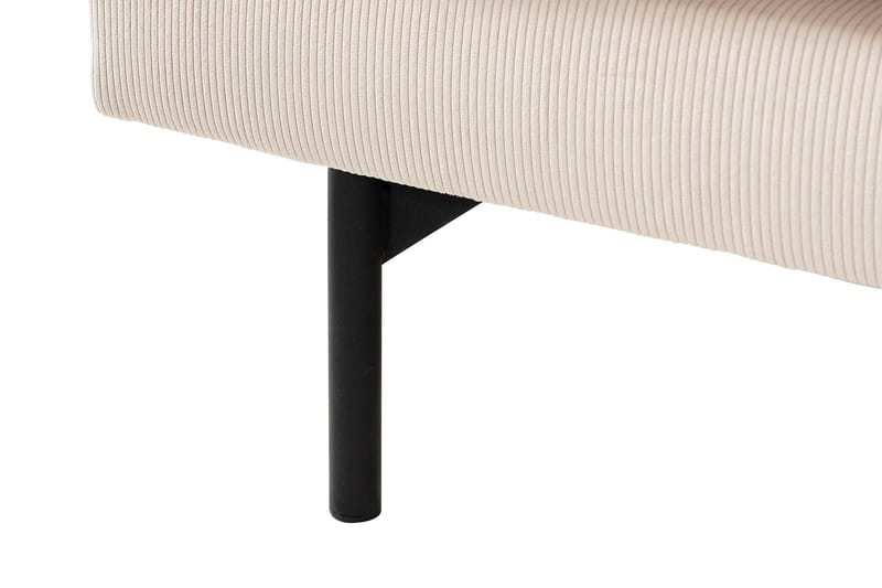 Menard 4-sits Högervänd L-formad Schäslongsoffa i Manchester - Beige - Möbler - Soffa - Divansoffor & schäslongsoffa