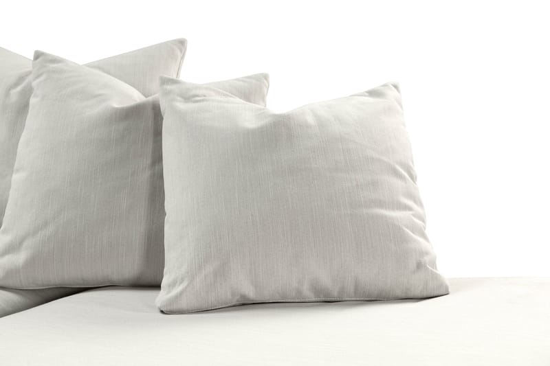 Menard 4-sits Högervänd L-formad Schäslongsoffa i Tyg - Ljusgrå - Möbler - Soffa - Divansoffor & schäslongsoffa