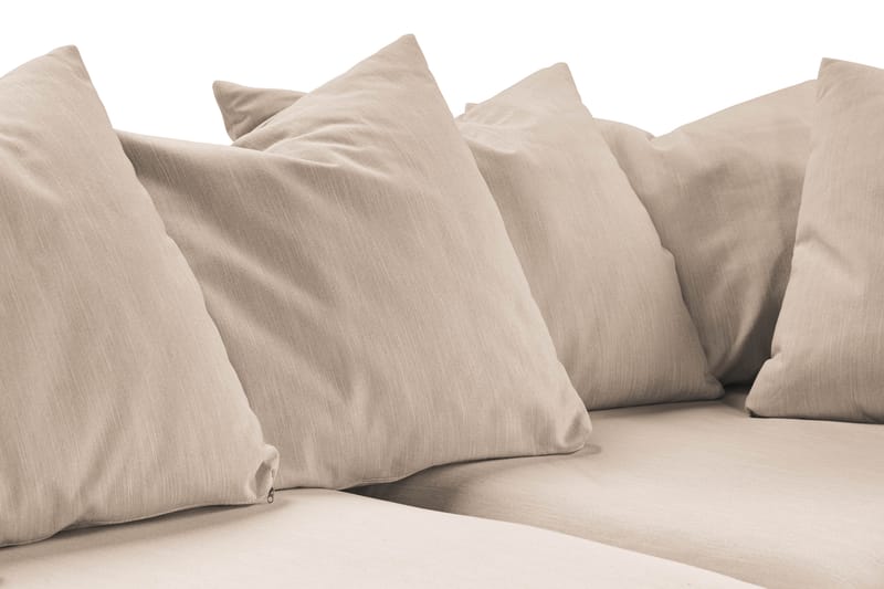 Menard 4-sits Soffa med Schäslong Höger Tvättbar & avtagbar klädsel - Beige / Ljus - Möbler - Soffa - Divansoffor & schäslongsoffa