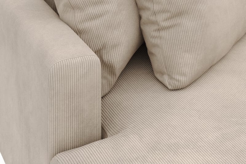 Menard 4-sits Vänsterv�änd L-formad Divansoffa i Manchester - Greige - Möbler - Soffa - Divansoffor & schäslongsoffa