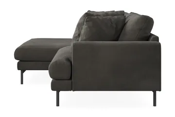 Menard 4-sits Vänstervänd L-formad Divansoffa i Manchester - Mörkgrå - Möbler - Soffa - Divansoffor & schäslongsoffa - 4 sits soffa med divan