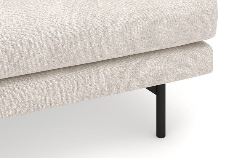 Menard 4-sits Vänstervänd L-formad Divansoffa i Tyg - Beige - Möbler - Soffa - Divansoffor & schäslongsoffa