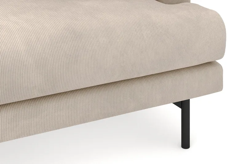 Menard 4-sits Vänstervänd L-formad Djup Divansoffa i Manchester - Greige - Möbler - Soffa - Divansoffor & schäslongsoffa