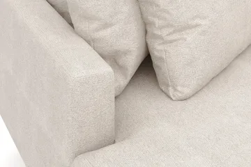 Menard 4-sits Vänstervänd L-formad Djup Divansoffa i Tyg - Beige - Möbler - Soffa - Divansoffor & schäslongsoffa