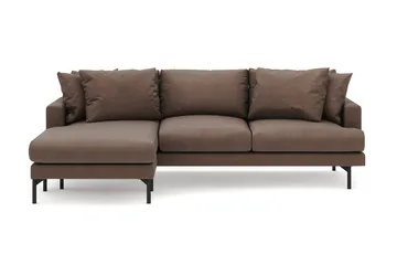 Menard 4-sits Vänstervänd L-formad Djup Divansoffa i Tyg