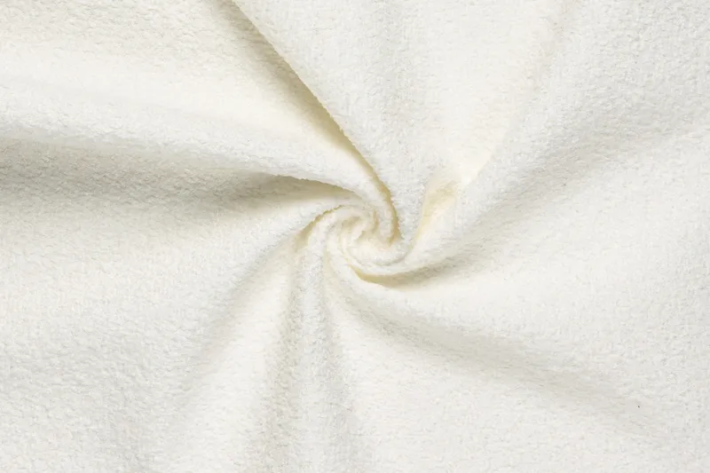 Menard 4-sits Vänstervänd L-formad Djup Schäslongsoffa i Bouclé - Vit - Möbler - Soffa - Divansoffor & schäslongsoffa