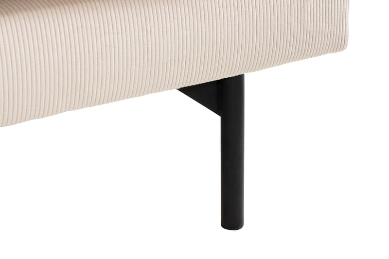 Menard 4-sits Vänstervänd L-formad Djup Schäslongsoffa i Manchester - Beige - Möbler - Soffa - Divansoffor & schäslongsoffa