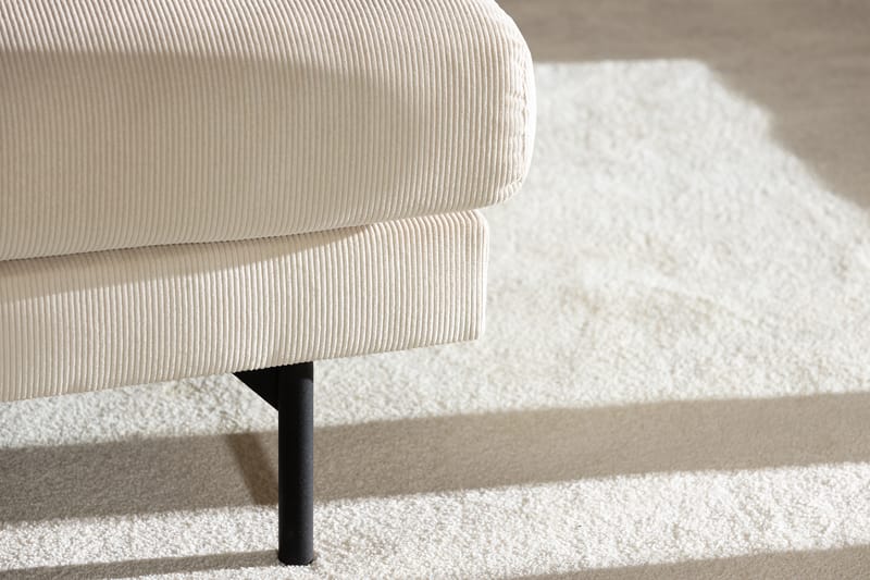 Menard 4-sits Vänstervänd L-formad Djup Schäslongsoffa i Manchester - Beige - Möbler - Soffa - Divansoffor & schäslongsoffa