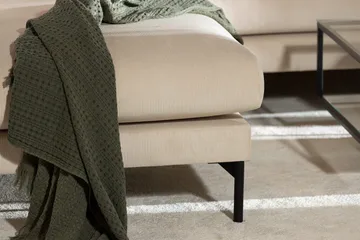 Menard 4-sits Vänstervänd L-formad Djup Schäslongsoffa i Manchester - Beige - Möbler - Soffa - Divansoffor & schäslongsoffa