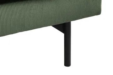 Menard 4-sits Vänstervänd L-formad Djup Schäslongsoffa i Manchester - Grön - Möbler - Soffa - Divansoffor & schäslongsoffa