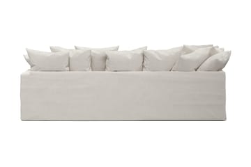 Menard 4-sits Vänstervänd L-formad Djup Schäslongsoffa i Tyg - Beige - Möbler - Soffa - Divansoffor & schäslongsoffa - 4 sits soffa med divan
