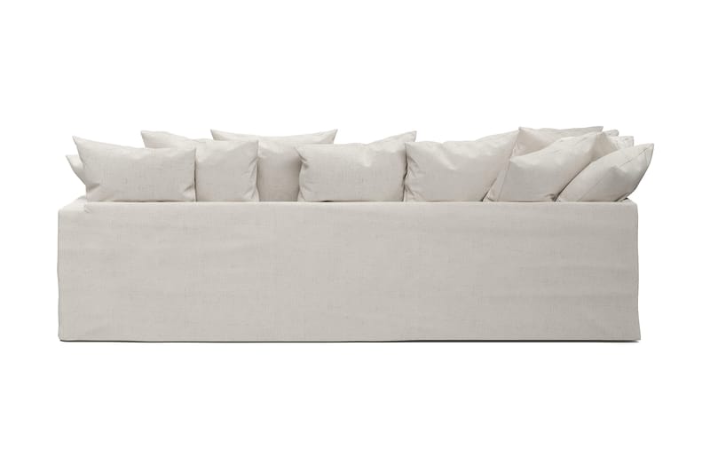 Menard 4-sits Vänstervänd L-formad Djup Schäslongsoffa i Tyg - Beige - Möbler - Soffa - Divansoffor & schäslongsoffa - 4 sits soffa med divan