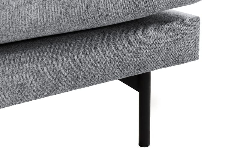 Menard 4-sits Vänstervänd L-formad Djup Schäslongsoffa i Tyg - Grå - Möbler - Soffa - Divansoffor & schäslongsoffa