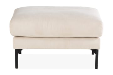 Menard 4-sits Vänstervänd L-formad Schäslongsoffa + Fotpall i Manchester - Beige - Möbler - Soffa - Divansoffor & schäslongsoffa