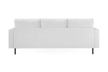 Menard Compact 3-sits Högervänd L-formad Divansoffa i Bouclé - Vit - Möbler - Soffa - Divansoffor & schäslongsoffa