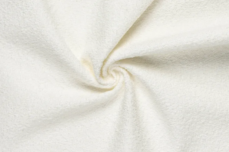 Menard Compact 3-sits Vänstervänd L-formad Divansoffa i Bouclé - Vit - Möbler - Soffa - Divansoffor & schäslongsoffa