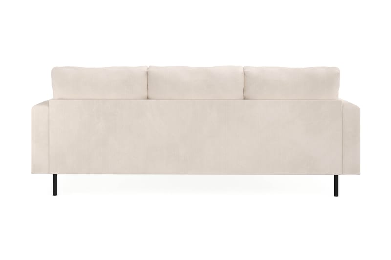 Menard Compact 3-sits Vänstervänd L-formad Divansoffa i Manchester - Beige - Möbler - Soffa - Divansoffor & schäslongsoffa