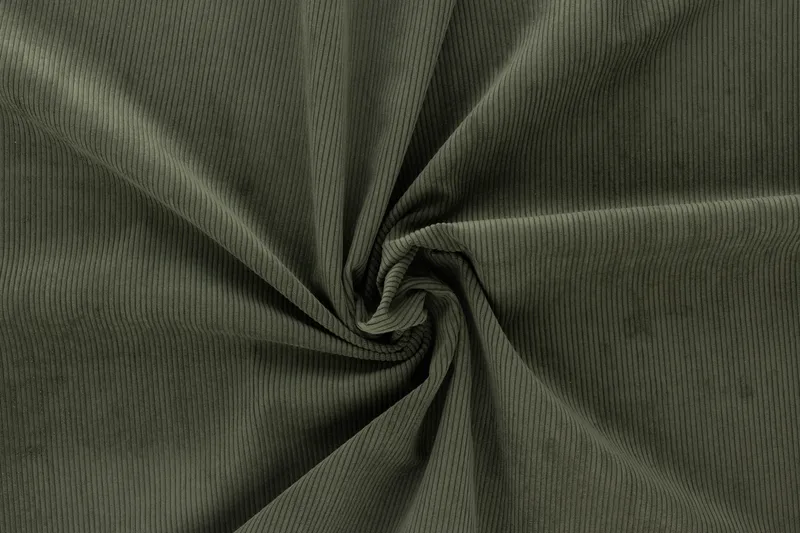 Menard Compact 3-sits Vänstervänd L-formad Divansoffa i Manchester - Grön - Möbler - Soffa - Divansoffor & schäslongsoffa