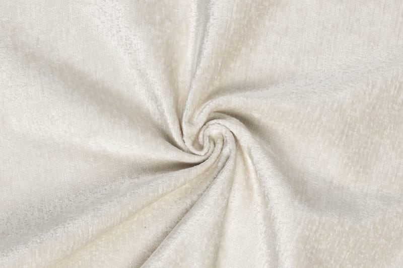 Menard Compact 3-sits Vänstervänd L-formad Divansoffa i Sammet - Krämvit - Möbler - Soffa - Divansoffor & schäslongsoffa