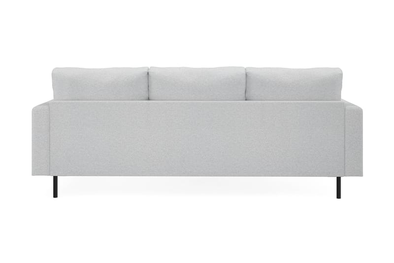 Menard Compact 3-sits Vänstervänd L-formad Divansoffa i Tyg - Ljusgrå - Möbler - Soffa - Divansoffor & schäslongsoffa