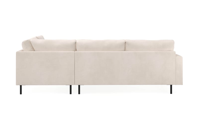 Menard Compact 4-sits Högervänd L-formad Schäslongsoffa i Manchester - Beige - Möbler - Soffa - Divansoffor & schäslongsoffa