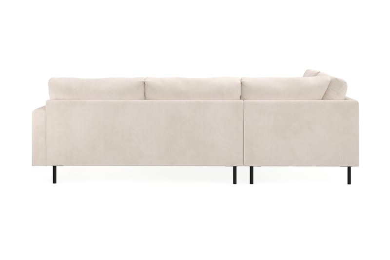 Menard Compact 4-sits Vänstervänd L-formad Schäslongsoffa i Manchester - Beige - Möbler - Soffa - Divansoffor & schäslongsoffa