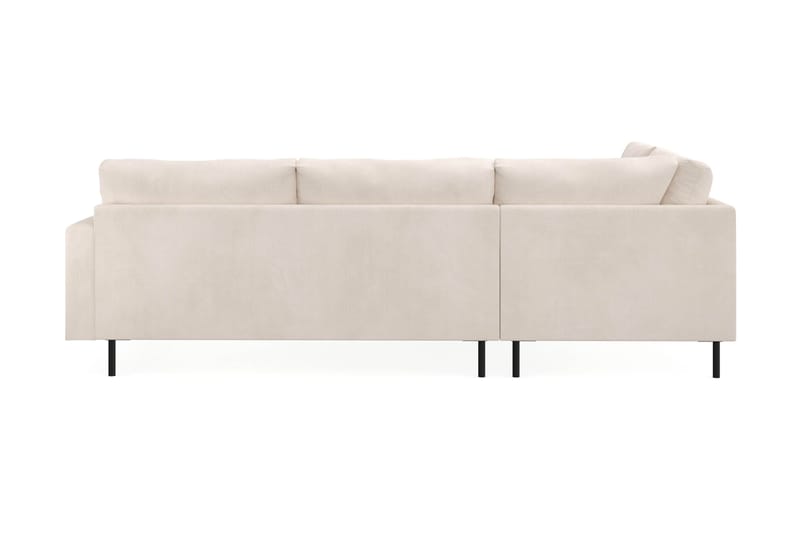 Menard Compact 4-sits Vänstervänd L-formad Schäslongsoffa i Manchester - Beige - Möbler - Soffa - Divansoffor & schäslongsoffa