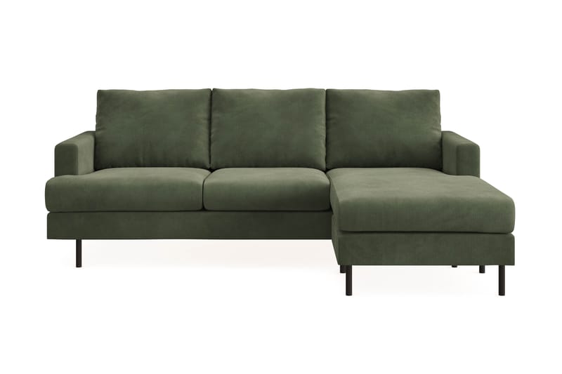 Menard Compact Soffa m. Divan 3-sits - Grön - 3 sits soffa med divan - Divansoffor & schäslongsoffa