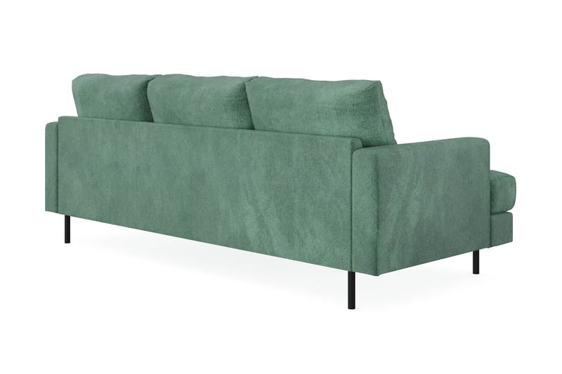 Menard Compact Soffa m. Divan 3-sits - Grön - Divansoffor & schäslongsoffa - 3 sits soffa med divan