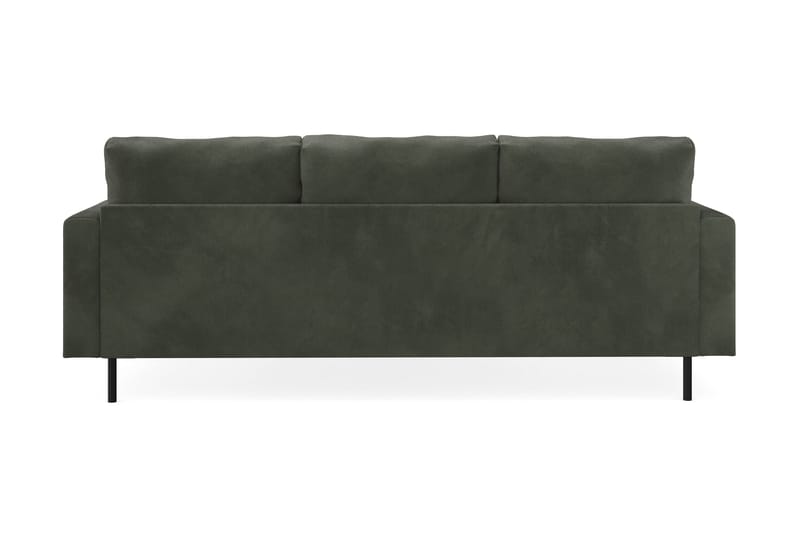 Menard Compact Soffa m. Divan 3-sits - Mörkgrön - Divansoffor & schäslongsoffa - 3 sits soffa med divan