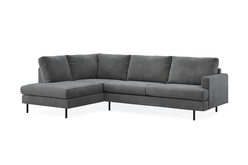 Menard Compact Soffa m. Schäslong 4-sits - Grå - Divansoffor & schäslongsoffa - 4 sits soffa med divan