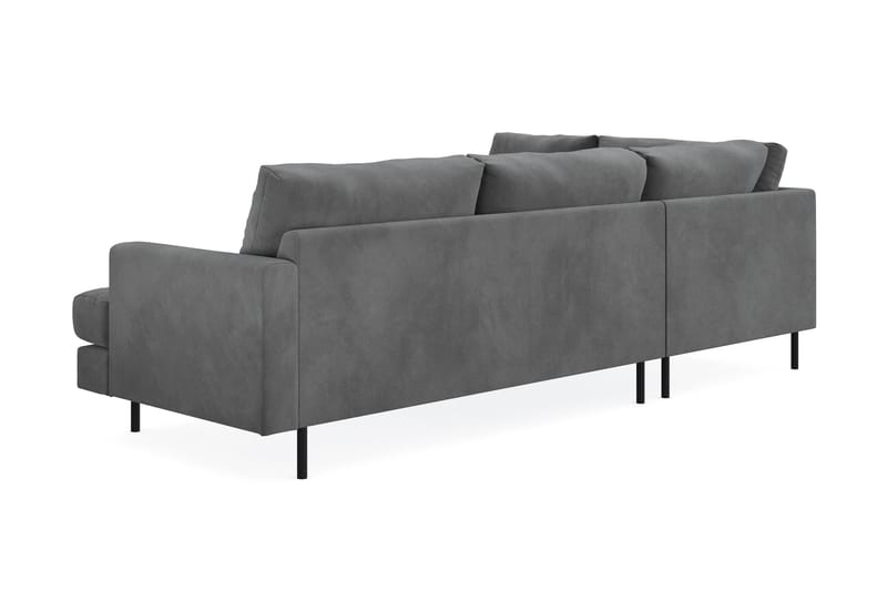 Menard Compact Soffa m. Schäslong 4-sits - Grå - Divansoffor & schäslongsoffa - 4 sits soffa med divan