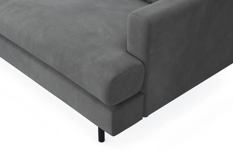 Menard Compact Soffa m. Schäslong 4-sits - Grå - Divansoffor & schäslongsoffa - 4 sits soffa med divan